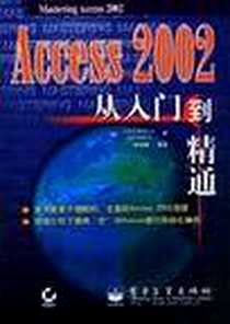 《Access 2002从入门到精通》电子版-2002-1_电子工业出版社_Celeste Robinson,Alan Simpson